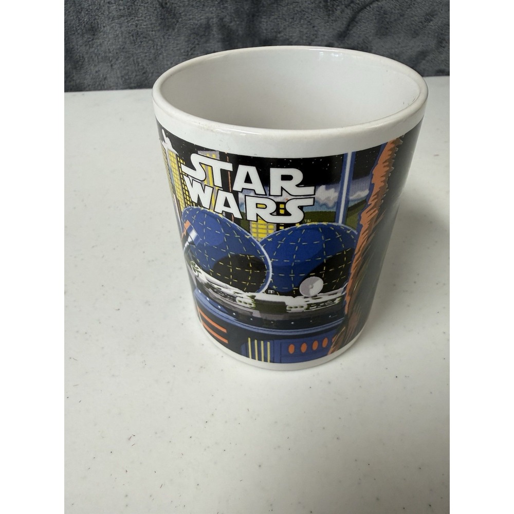 Star Wars Han Solo & Chewbacca ceramic coffee mug Lucasfilm GALERIE 2014 EUC